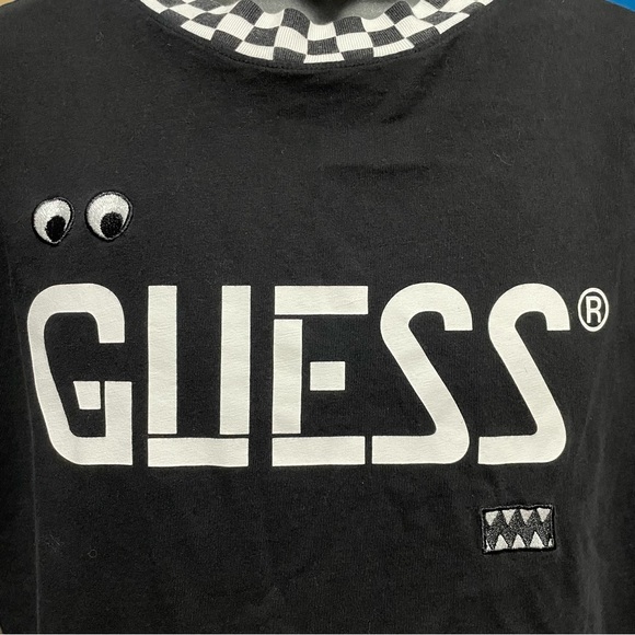 Guess x J. Balvin Checkered Trim Patch Shirt - Small - Picture 4 of 5